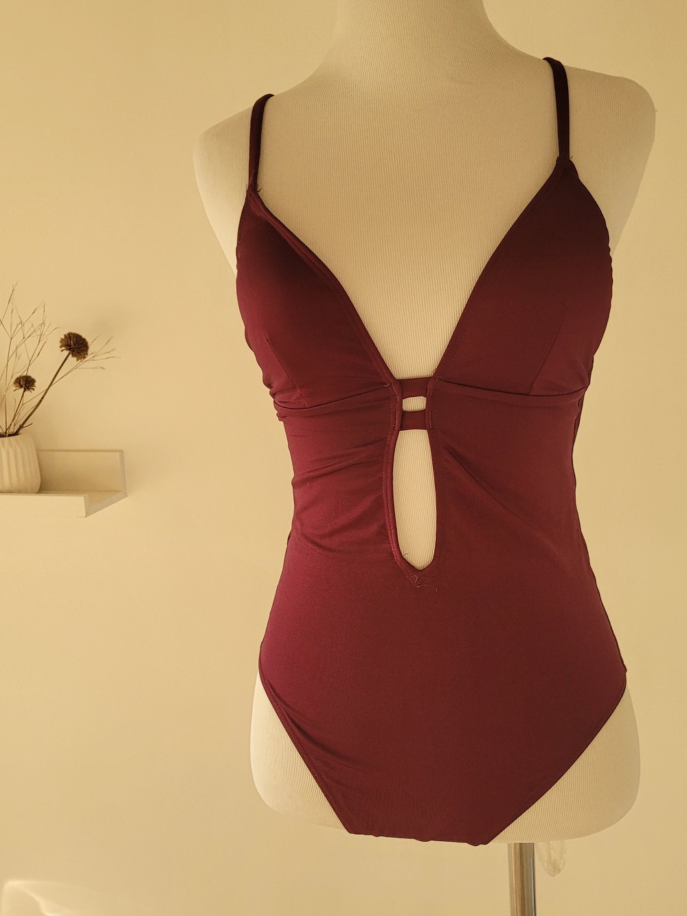 Abercrombie & Fitch Plum One-Piece Swimsuit XS